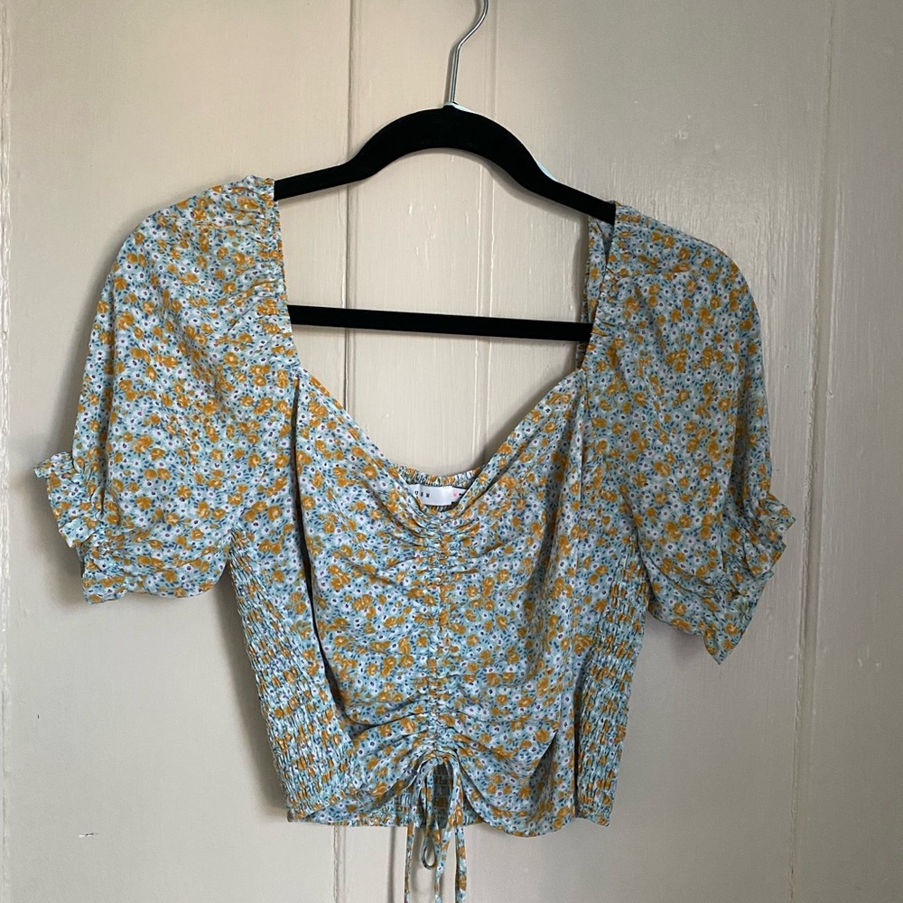 Lush Cropped Blouse